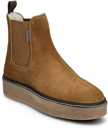 Sophie Shoes Chelsea Boots Brown Hush Puppies