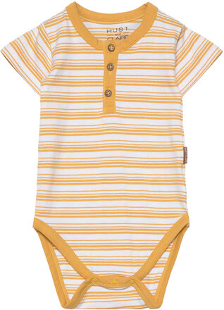 Bob - Bodysuit Bodies Short-sleeved Yellow Hust & Claire