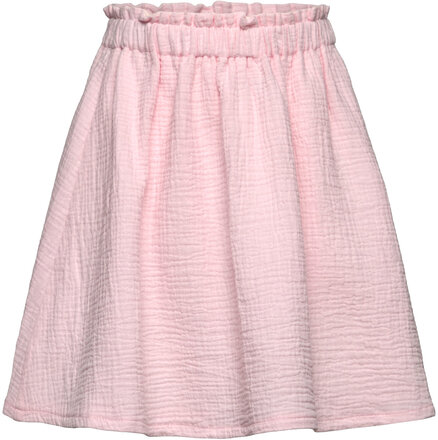 Skirt Muslin Dresses & Skirts Skirts Short Skirts Pink Huttelihut