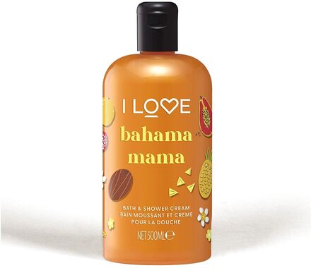 I Love Seasonal Scented Bath And Shower Creams Bahama Mama Shower Gel Badesæbe Nude I LOVE
