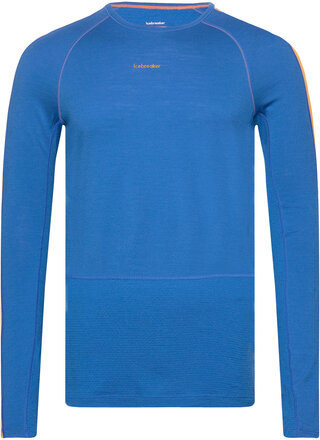 M Z Knit 200 Ls Crewe Base Layer Tops Blå Icebreaker*Betinget Tilbud