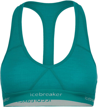Women Sprite Racerback Bra Sport Bras & Tops Sports Bras - All Green Icebreaker
