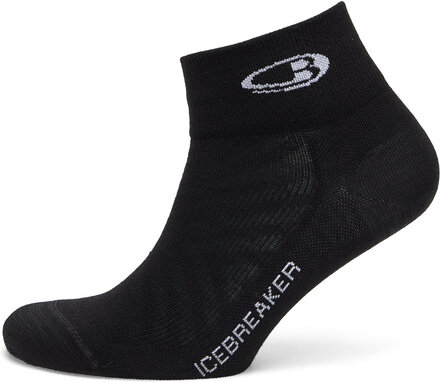 Women Run+_Ultralight Mini Sport Socks Footies-ankle Socks Black Icebreaker