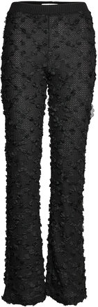 Level Trousers Designers Trousers Flared Black Ida Sjöstedt