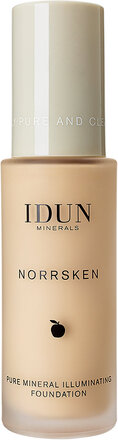 Liquid Mineral Foundation Norrsken Freja Foundation Makeup IDUN Minerals