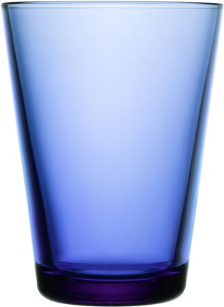 Kartio Tumbler 40Cl 2Pc Home Tableware Glass Drinking Glass Blue Iittala