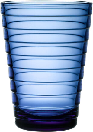 Aino Aalto Tumbler 33Cl 2Pc Home Tableware Glass Drinking Glass Blå Iittala*Betinget Tilbud