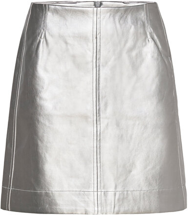 Zazaiw Skirt Kort Nederdel Silver InWear
