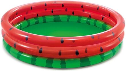 Intex Watermelon Pool, 3-Ring, 1.68Mx38Cm Toys Bath & Water Toys Water Toys Children's Pools Multi/patterned INTEX
