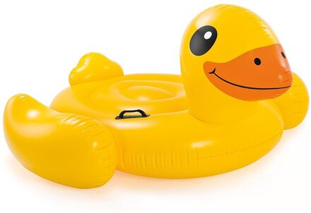 Intex Yellow Duck Ride-On Toys Bath & Water Toys Water Toys Bath Rings & Bath Mattresses Multi/patterned INTEX