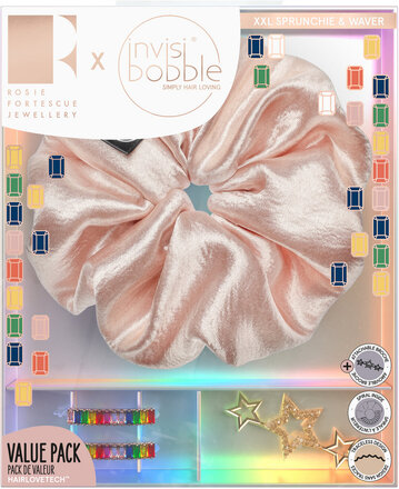 Invisibobble Rosie Fortescue Box Of Fab Accessories Hair Accessories Scrunchies Rosa Invisibobble*Betinget Tilbud