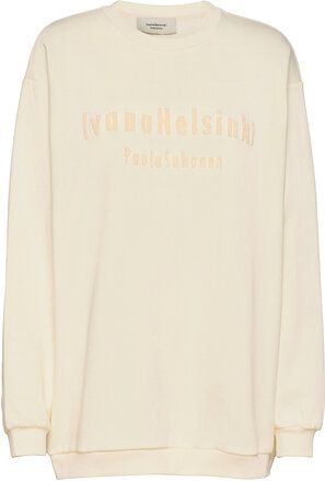 Oz Sweater Tops Sweatshirts & Hoodies Sweatshirts Cream Ivana Helsinki