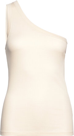 -Shoulder Top Tops T-shirts & Tops Sleeveless White IVY OAK