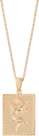 Ix Angel Pendant Accessories Jewellery Necklaces Dainty Necklaces Gull IX Studios*Betinget Tilbud