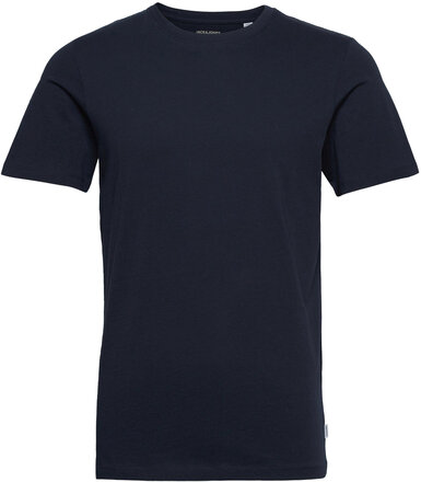 Jjeorganic Basic Tee Ss O-Neck T-shirts Short-sleeved Marineblå Jack & J S*Betinget Tilbud