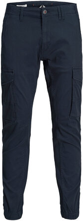 Jpstpaul Jjflake Akm 542 Navy Blaze Trousers Cargo Pants Marineblå Jack & J S*Betinget Tilbud