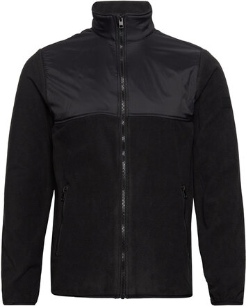 Jwhking Fleece Jacket Tops Sweat-shirts & Hoodies Fleeces & Midlayers Black Jack & J S
