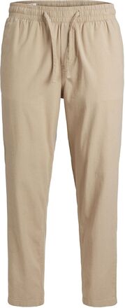 Jpstace Jjbreeze Linen Blend Bottoms Trousers Linen Trousers Beige Jack & J S