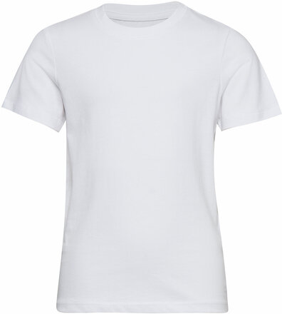 Jjeorganic Basic Tee Ss O-Neck Noos Jnr Tops T-shirts Short-sleeved White Jack & J S