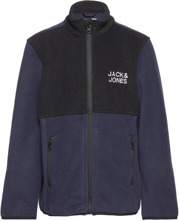 Jjflame Fleece Jnr Outerwear Fleece Outerwear Fleece Jackets Navy Jack & J S