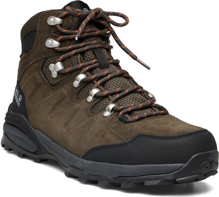 Refugio Texapore Mid M Shoes Sport Shoes Outdoor/hiking Shoes Brun Jack Wolfskin*Betinget Tilbud