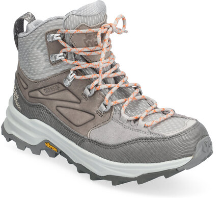 Cyrox Texapore Mid W,065 Sport Sport Shoes Outdoor-hiking Shoes Grey Jack Wolfskin