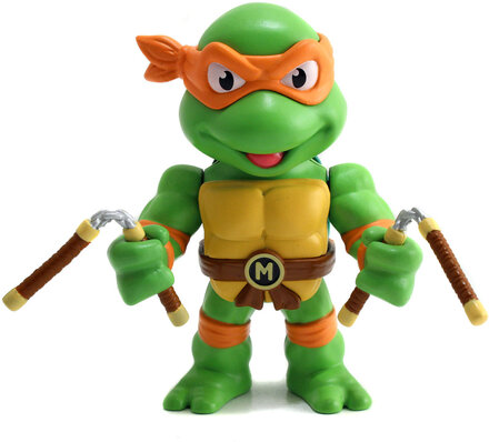 Turtles 4" Michelangelo Figure Toys Playsets & Action Figures Action Figures Multi/mønstret Jada Toys*Betinget Tilbud