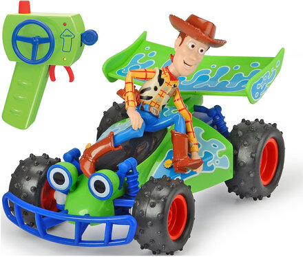 Rc Toy Story Buggy With Woody Toys Toy Cars & Vehicles Toy Cars Multi/patterned Jada Toys