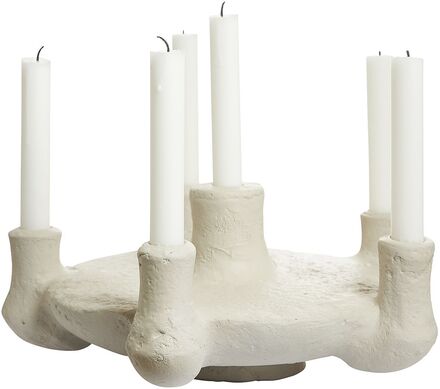 Candle Holder - Dahlia Home Decoration Candlesticks & Lanterns Tealight Holders White Jakobsdals
