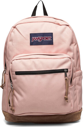 Right Pack Graphite Grey Ryggsekk Veske Rosa JanSport*Betinget Tilbud