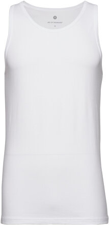 Jbs Of Dk Singlet Tops T-shirts Sleeveless White JBS Of Denmark