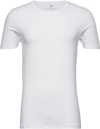 Jbs Of Dk T-Shirt O-Neck Tops T-shirts Short-sleeved White JBS Of Denmark