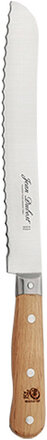 Brødkniv Home Kitchen Knives & Accessories Bread Knives Brun Jean Dubost*Betinget Tilbud