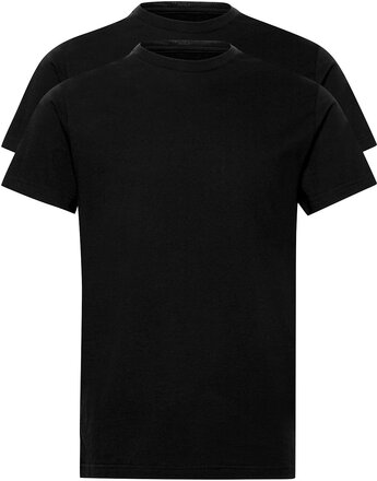 T-Shirt 2-P T-shirts Short-sleeved Svart Jockey*Betinget Tilbud