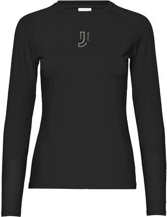 Elemental Long Sleeve 2.0 T-shirts & Tops Long-sleeved Svart Johaug*Betinget Tilbud