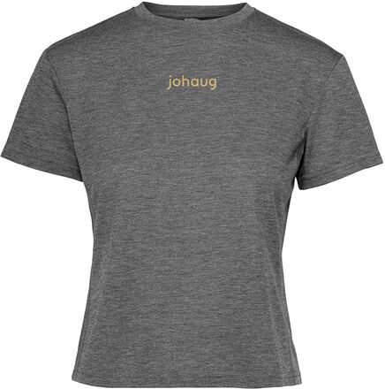 Aerial Woolmix Tee 2.0 T-shirts & Tops Short-sleeved Grå Johaug*Betinget Tilbud