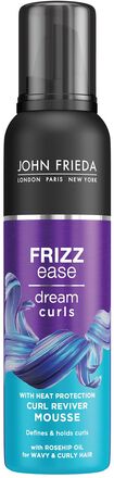 Frizz Ease Dream Curls Curl Reviver Mousse 200 Ml Beauty Women Hair Styling Hair Mousse-foam Nude John Frieda