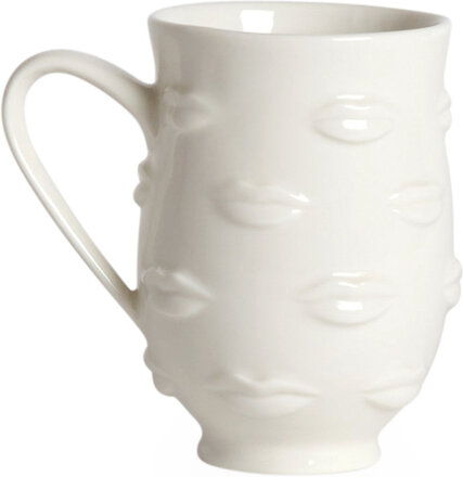 Gala Mug Home Tableware Cups & Mugs Tea Cups White Jonathan Adler