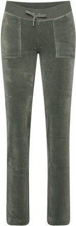 Del Ray Pocket Pant Sweatpants Joggers Grønn Juicy Couture*Betinget Tilbud