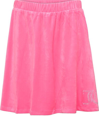 Diamante Velour Aline Skirt Dresses & Skirts Skirts Short Skirts Pink Juicy Couture