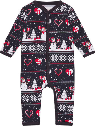 Best Friends Christmas Pyjamas Kids Pyjamas Sie Jumpsuit Multi/patterned Christmas Sweats