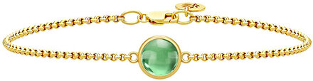 Primini Bracelet - Gold/Green Accessories Jewellery Bracelets Chain Bracelets Gold Julie Sandlau
