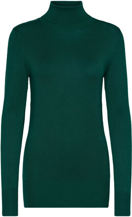 Astrid Roll Neck Tops Knitwear Turtleneck Green Kaffe