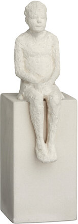 Character Drømmeren H21,5 Home Decoration Decorative Accessories-details Porcelain Figures & Sculptures Cream Kähler