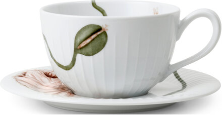 Hammershøi Poppy Tekop M. Underkop 38 Cl Home Tableware Cups & Mugs Tea Cups Hvit Kähler*Betinget Tilbud