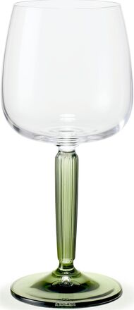 Hammershøi Hvidvinsglas 35 Cl Grøn 2 Stk. Home Tableware Glass Wine Glass White Wine Glasses Nude Kähler