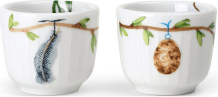 Hammershøi Spring Æggebæger Ø5 Cm 2 Stk. Home Tableware Bowls Egg Cups Multi/mønstret Kähler*Betinget Tilbud