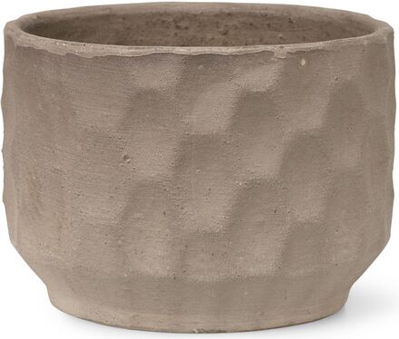 Gro Blomsterpotte Home Decoration Flower Pots Beige Kähler*Betinget Tilbud