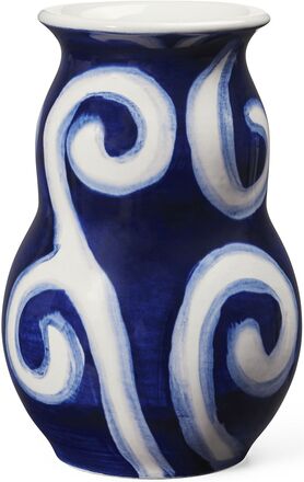Tulle Vase H13 Cm Blå Home Decoration Vases Small Vases Blue Kähler