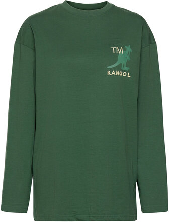 Kg Harlem M04 Long-Sleeve Tee T-shirts & Tops Long-sleeved Grønn Kangol*Betinget Tilbud